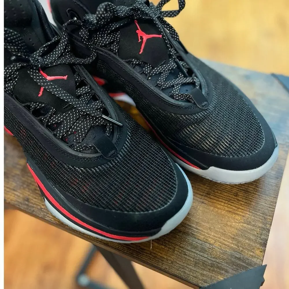 Nike Jordan 36 Black Infrared Basketball Sneakers Size M11 / W12.5 CZ2650 001